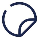 Sticker Circle SVG Icon
